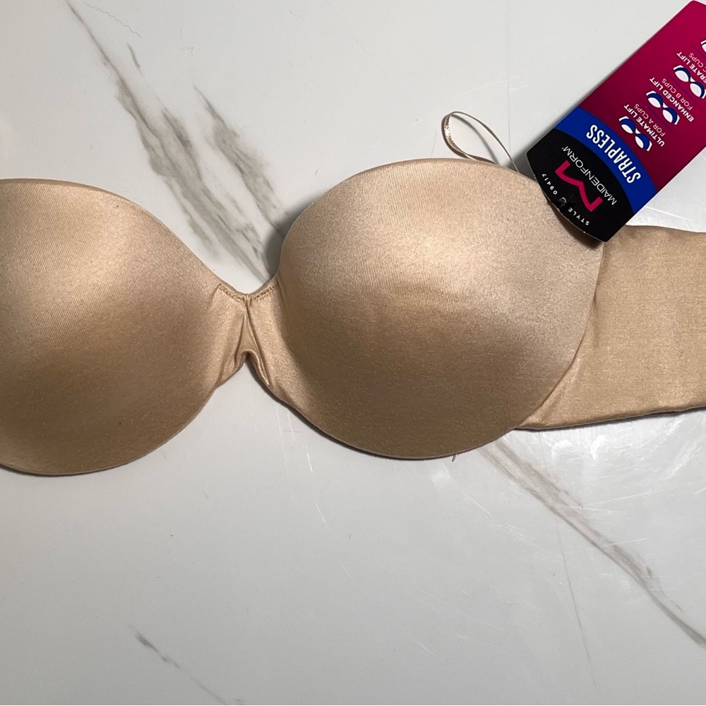 Maidenform Cream Colored Bra Seamless Molded Cups